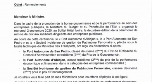  Le conseil d’administration du PASP félicité pour son efficacité, par le Ministre du Budget feature image