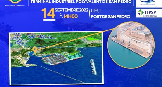 Cérémonie officielle d’inauguration du Terminal Industriel Polyvalent de San Pedro du 14 septembre 2022 feature image